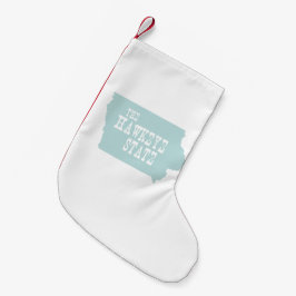 Iowa statlig Mottoslogan Liten Julstrumpa