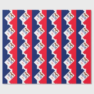 Iowa Statsflaggdesign Presentpapper