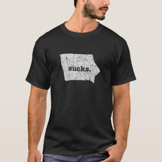 Iowa Sucks Funny Retro Stil Gag Gift Graphic T Sh Shirt
