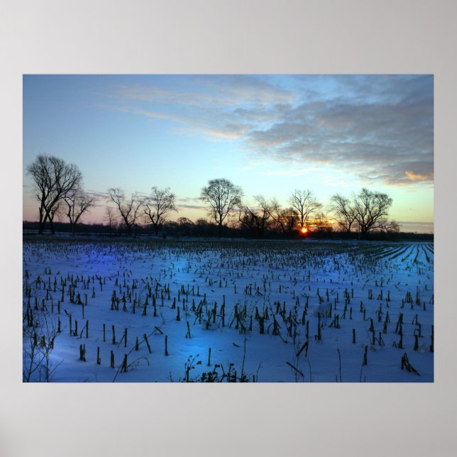 Iowa Sunrise Poster (Framsidan)