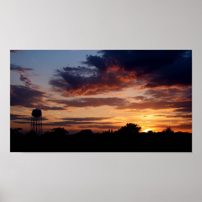 Iowa Sunset Poster (Framsidan)