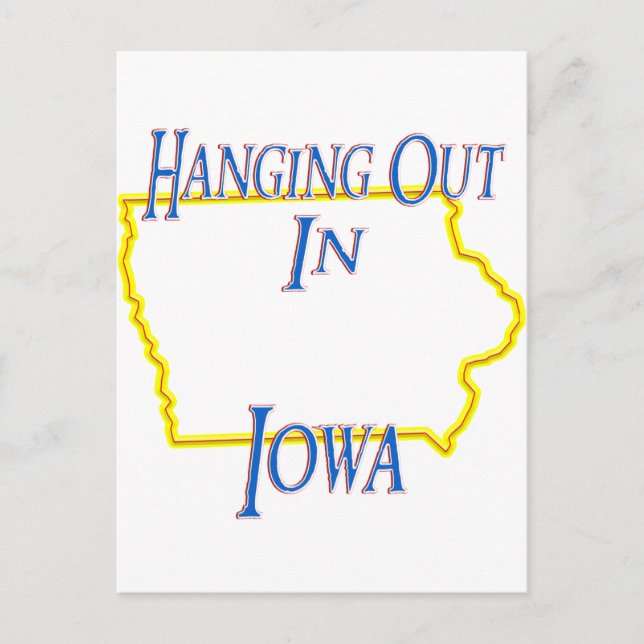 Iowa - svänga ut vykort (Framsida)