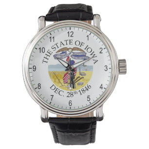 Iowa-tecken Armbandsur