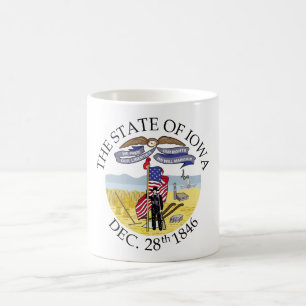 Iowa-tecken Kaffemugg