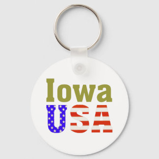 Iowa USA! Nyckelring