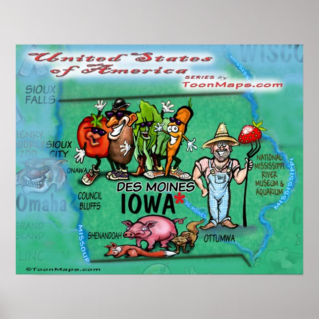 Iowa USA Poster (Framsidan)