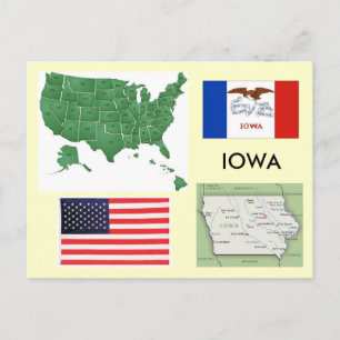 Iowa, USA Vykort