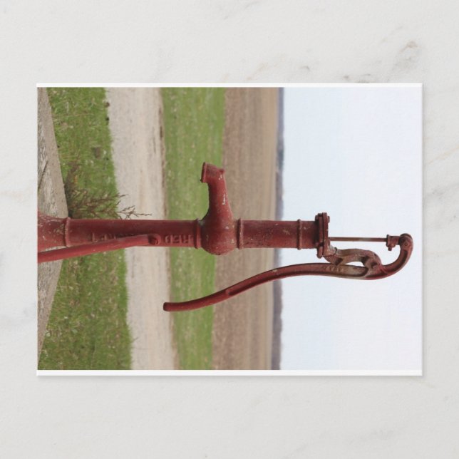 Iowa vatten well vykort (Framsida)