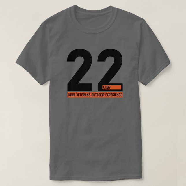 Iowa Veterans Exdoor Experience Manar Shirt T (Design framsida)
