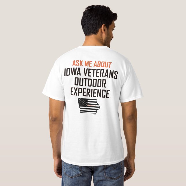 Iowa Veterans Exdoor Experience Manar Shirt T (Hel baksida)