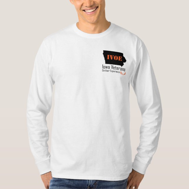 Iowa Veterans Manar Långärmad utomhus T Shirt (Framsida)