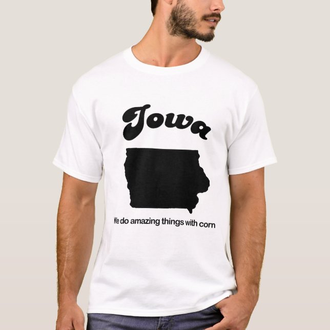 Iowa - vi gör fantastiska saker tröja (Framsida)