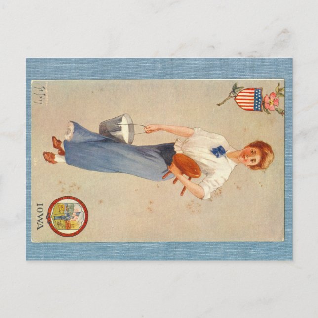 Iowa vycard, 1907 State Fair Vykort (Framsida)