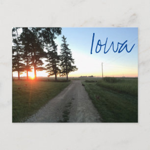Iowa vycard vykort