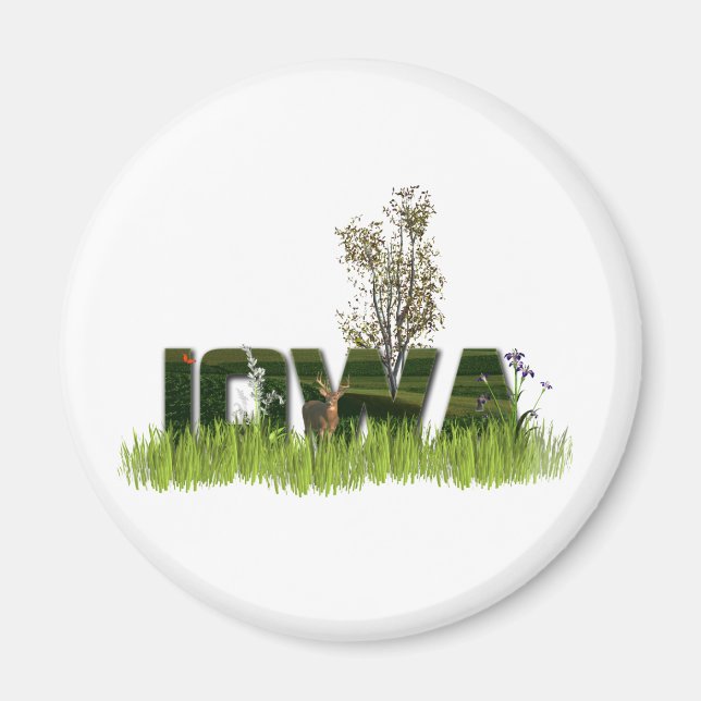 Iowa Wildlife Magnet (Framsidan)