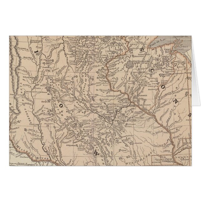 Iowa, Wisconsin Hälsningskort (Framsidan Horizontal)