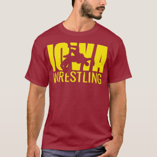Iowa Wrestling Freestyle Wrestler ger staten T Shirt
