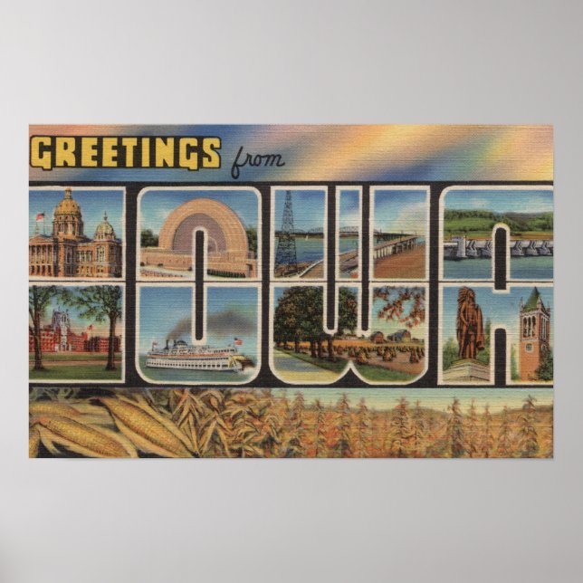 IowaLarge Brev ScenesIowa Poster (Framsidan)