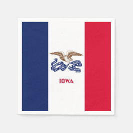 Iowan Flag, Flag of Iowa Pappersservett