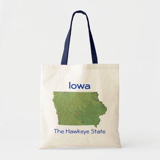 Iowan Karta Bag Tygkasse (Framsidan)