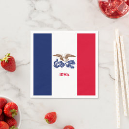 Iowans flagga, Flagga Iowa Pappersservett