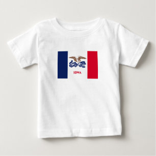 Iowas delstatsflagga t shirt