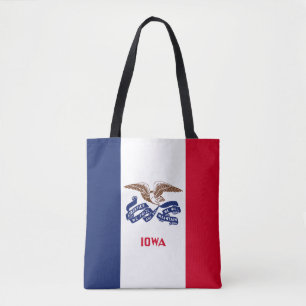 Iowas delstatsflagga tygkasse