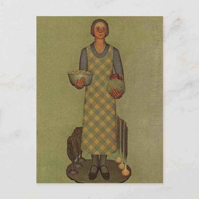 Iowas produkt efter Grant Wood Vykort (Framsida)