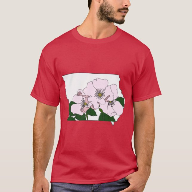 Iowas statliga blomma t shirt (Framsida)