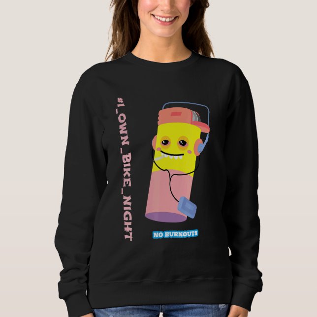 Iownbikenight Lighter Guy T Shirt (Framsida)