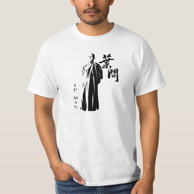 Ip Man (stora mästare i Vinge Chun) "Shirt" T Shirt (Framsida)
