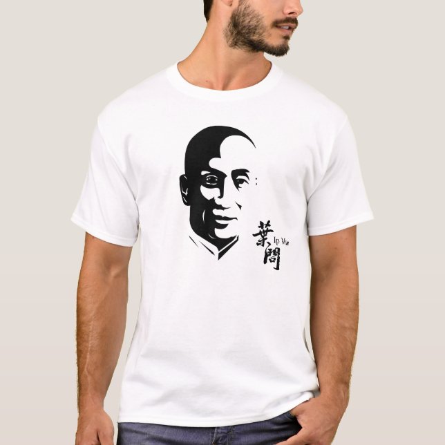Ip Man - Vinge Chun Kung fu Tee Shirt (Framsida)