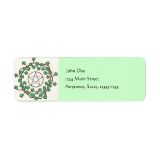 IP- och Pentacle-adressetikett Returadress Etikett
