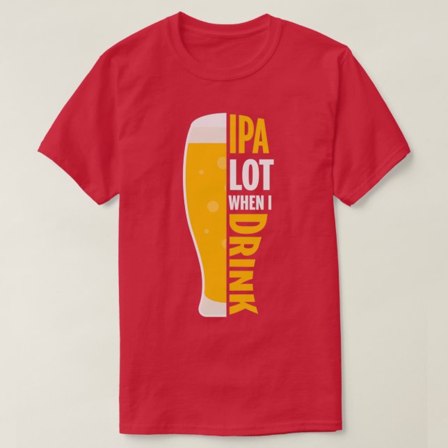 IPA DRINK T SHIRT (Design framsida)