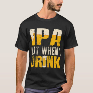 IPA Lot när jag dricker lustigt öl Raglan Ba T Shirt