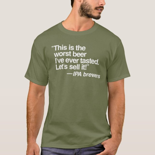 IPA Värst Beer T-Shirt (Framsida)