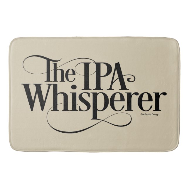IPA Whisperer Bath Mat Badrumsmatta (Framsidan)