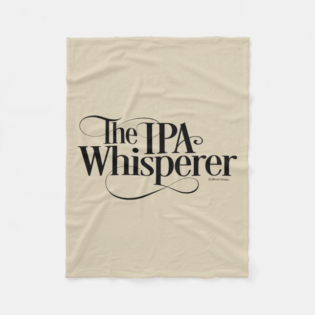 IPA Whisperer Fleecefilt (Framsidan)