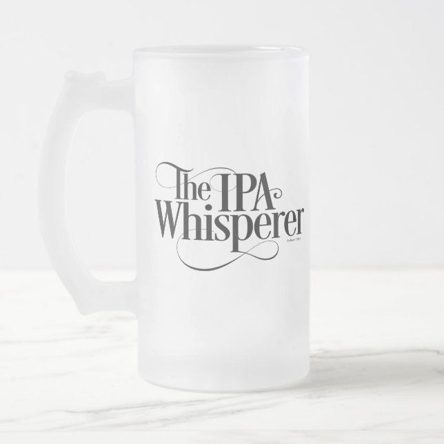 IPA Whisperer Frostat Ölglas (Vänster)