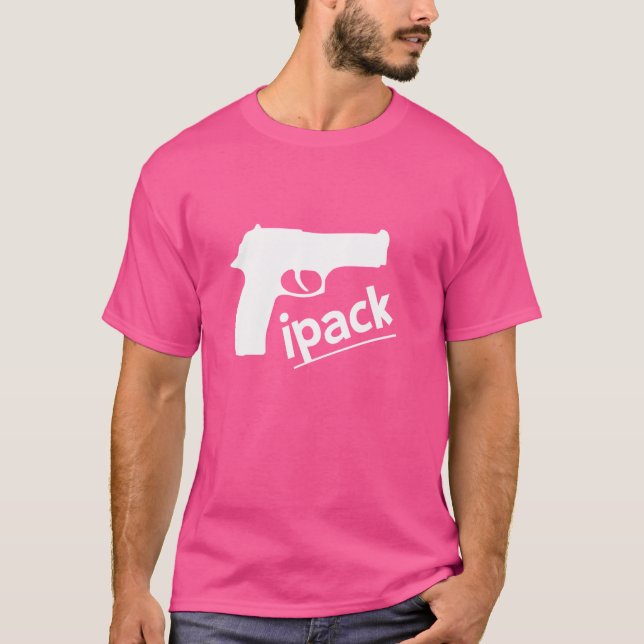 ipack Pro-Gun-Höger Offert andra ändringsfil T Shirt (Framsida)