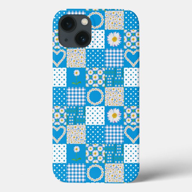 iPad Air Case: Daisy Chains, Faux Patchwork (Baksida)