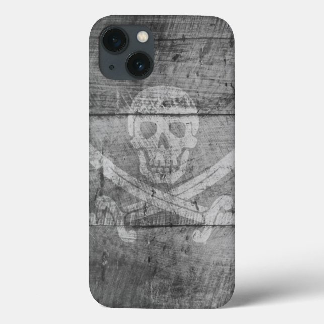 iPad Air, knappt där - Skull Black (Baksida)