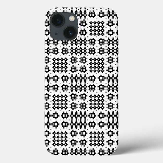iPad Case-Mate Fodral: Black, Welsh Tapestry Mönst (Baksida)