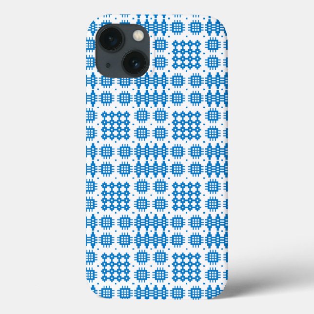 iPad Case-Mate Fodral: Blue, Welsh Tapestry Mönste (Baksida)