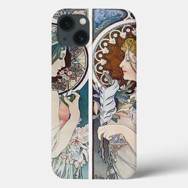 ipad cover Vintage Alphonse Mucha (Baksida)