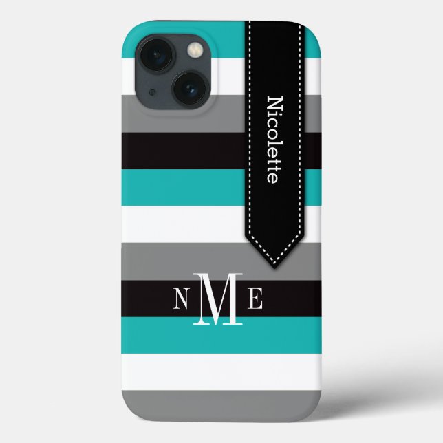 iPad Mini-ärende | RAND | Turkos, svart, Grått (Baksida)