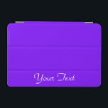 iPad Mini Cover, Lila och vit, Personlig iPad Mini Skydd<br><div class="desc">En bakgrund med stark lila dekorerar den här roligtens täckning för en iPad Mini.  Det är personlig med vitt skript. Du kan enkelt ändra texten för namn eller andra.  Underbart studenten-gåva,  eller för skoltid eller jul. Alla Höger reserverade © 2014 Alan & Marcia Socolik.</div>