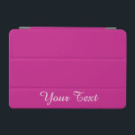 iPad Mini Cover, Shock rosa och vit, Personlig iPad Mini Skydd<br><div class="desc">En bakgrund med ljusa shock rosa dekorerar den här roligtens hölje för en iPad Mini.  Det är personlig med vitt skript. Du kan enkelt ändra texten för namn eller andra.  Underbart studenten-gåva,  eller för skoltid eller jul. Alla Höger reserverade © 2014 Alan & Marcia Socolik.</div>