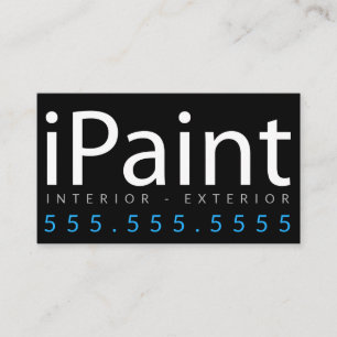 iPaint. Visitkort för husmålareleverantör