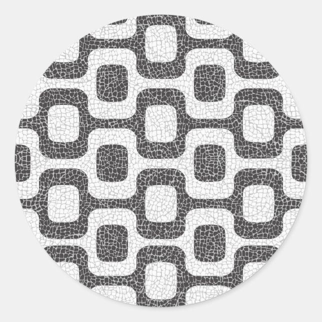 Ipanema Beach Runt Klistermärke (Framsida)